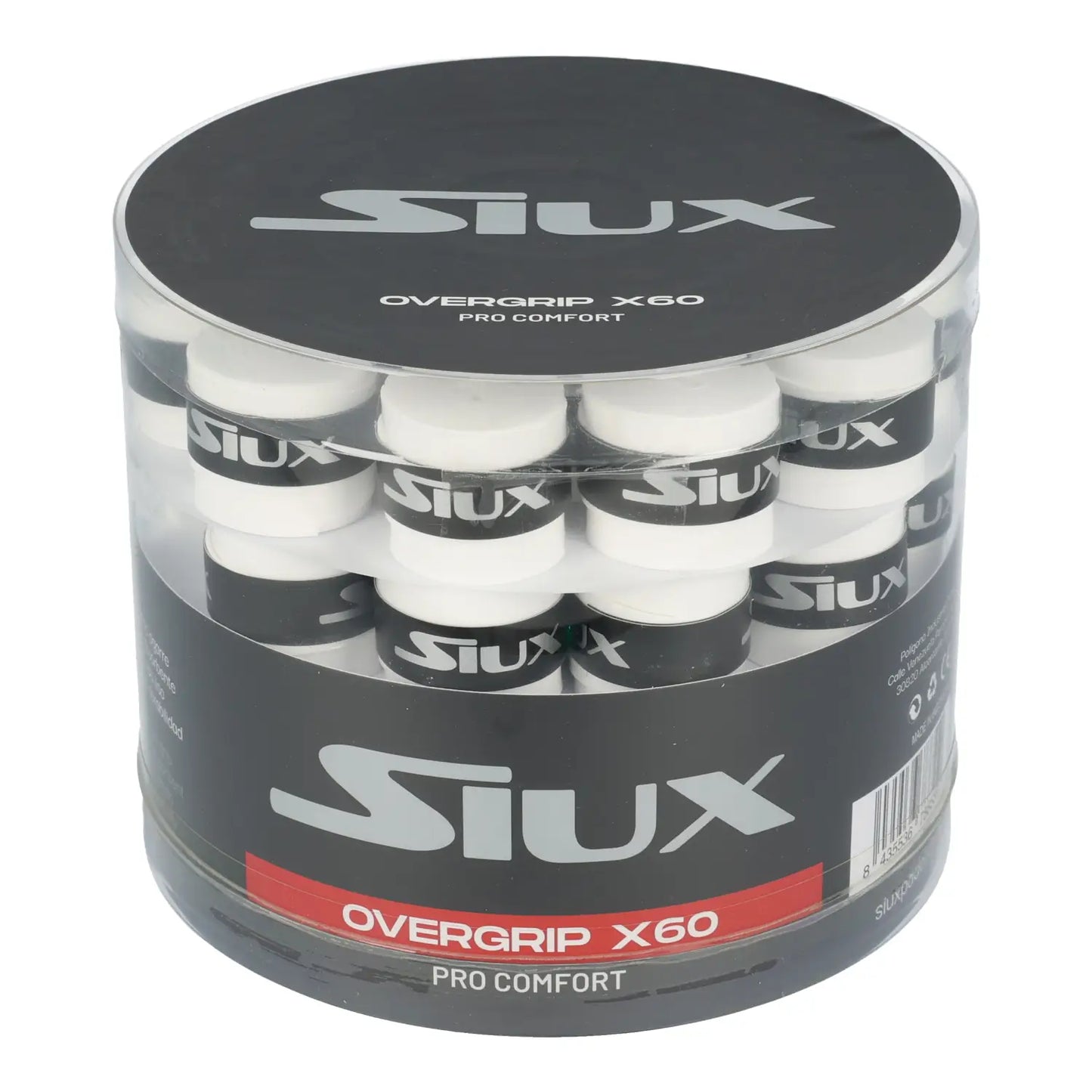 SIUX PRO COMFORT X60 WHITE OVERGRIP