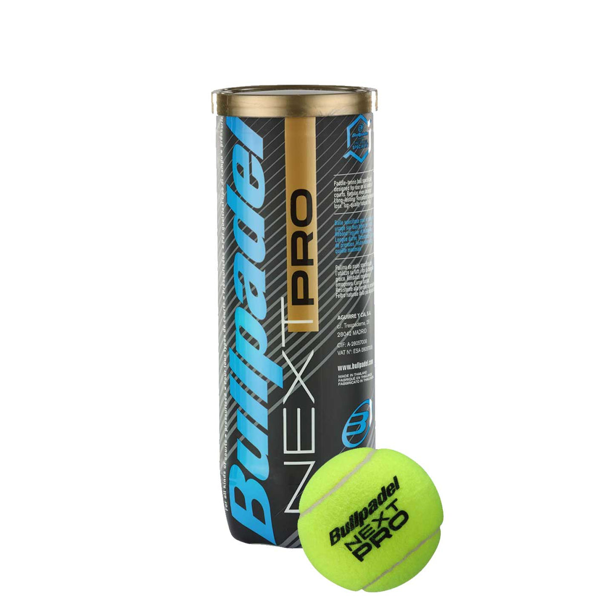 Bullpadel Next Pro Balls (X1 Can)