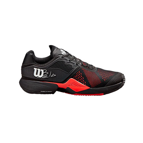 Wilson Bela Tour Black Red Shoes