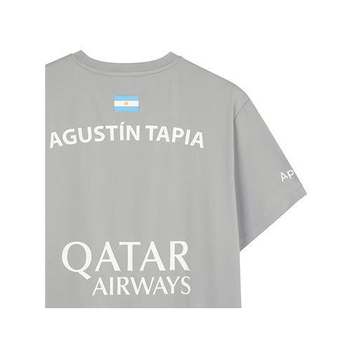 Nox Agustin Tapia 25 Sponsors AT10 Grey T-shirt