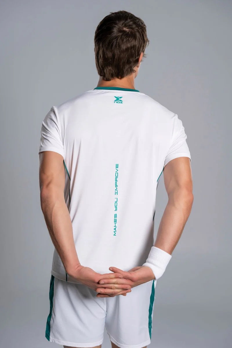 Nox Men's PRO White/Ivy Green T-Shirt