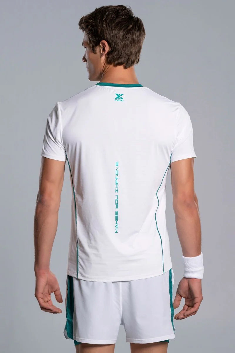 Nox Men's PRO White/Ivy Green T-Shirt