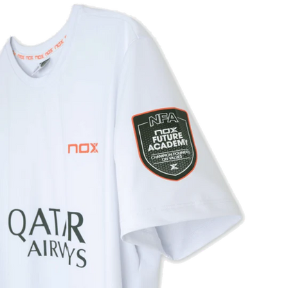 Nox Agustin Tapia Sponsors AT10 White T-shirt 2026