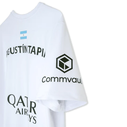 Nox Agustin Tapia Sponsors AT10 White T-shirt 2026