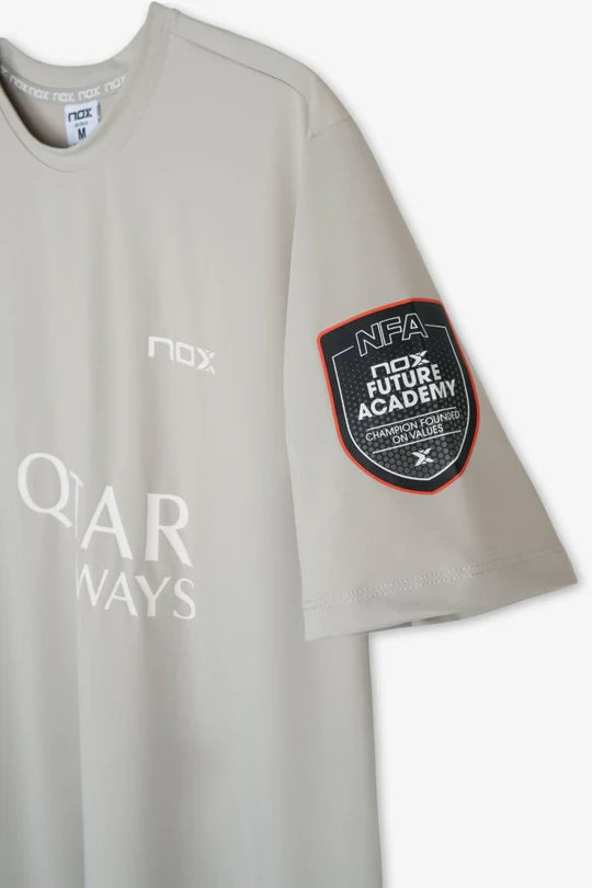 Nox Agustin Tapia Sponsors AT10 Light Grey T-shirt 2026