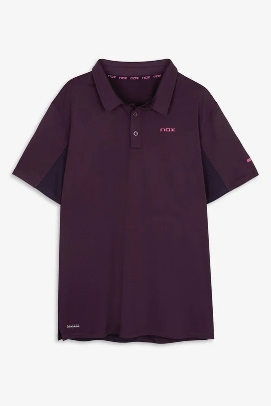 NOX MEN'S DEEP PURPLE POLO T-SHIRT