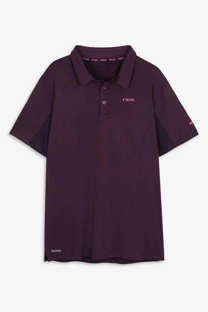 NOX MEN'S DEEP PURPLE POLO T-SHIRT