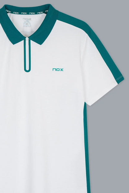Nox Men's PRO White/Ivy Green Polo T-shirt