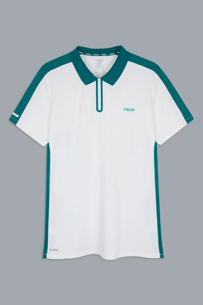 Nox Men's PRO White/Ivy Green Polo T-shirt