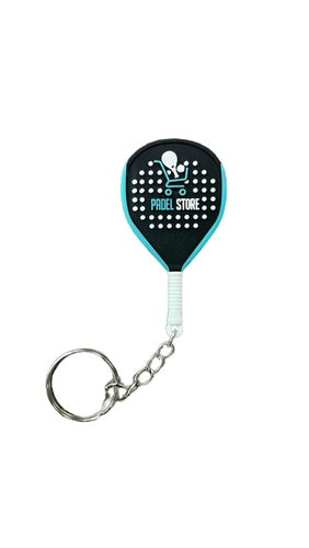 Country Padel Racket Keychain