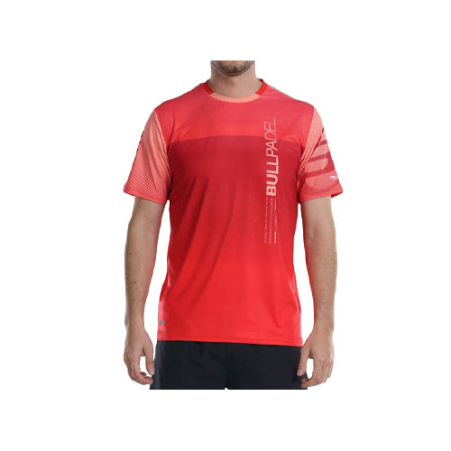 تي شيرت أحمر من Bullpadel 23-NAURU-069