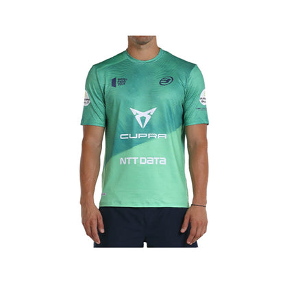تي شيرت Bullpadel 23i Misar TL 407 باللون الأخضر