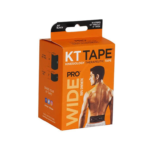 شريط KT Pro عريض مسبق القطع باللون الأسود