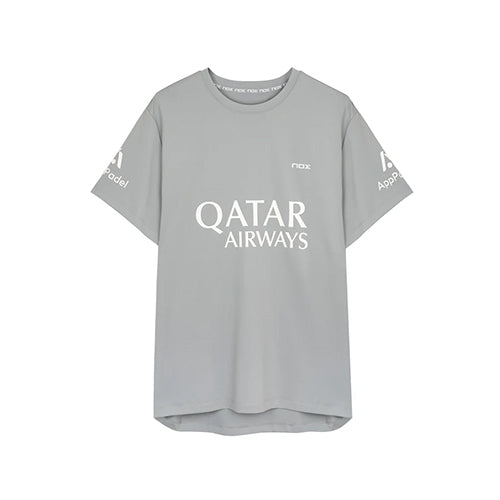 Nox Agustin Tapia 24 Sponsors AT10 Grey T-shirt