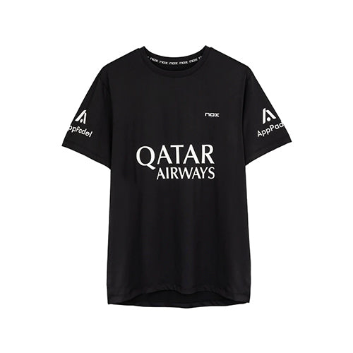 Nox Agustin Tapia 24 Sponsors AT10 Black T-Shirt