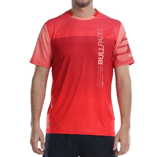 تي شيرت أحمر من Bullpadel 23-NAURU-069