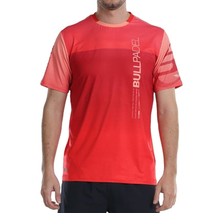 تي شيرت أحمر من Bullpadel 23-NAURU-069