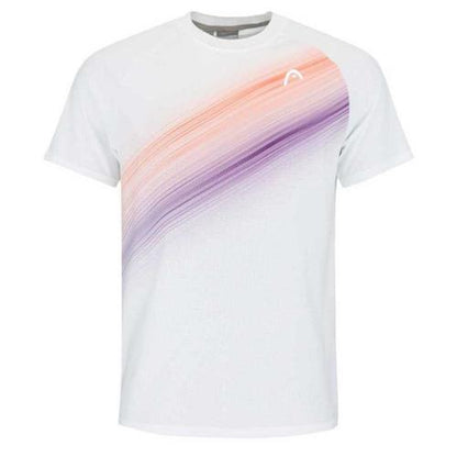 Head Performance White Orange T-Shirt