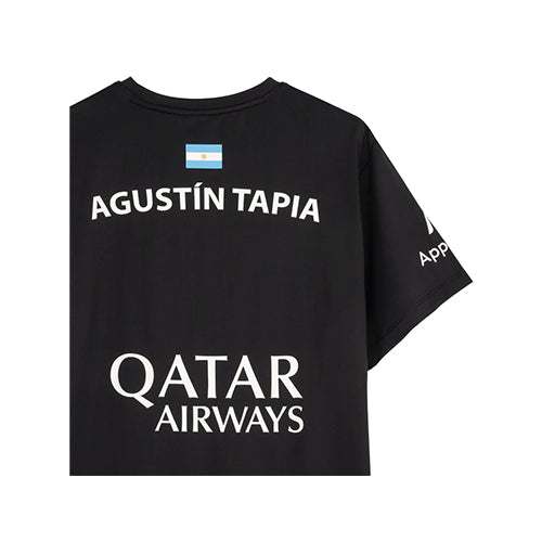 Nox Agustin Tapia 24 Sponsors AT10 Black T-Shirt