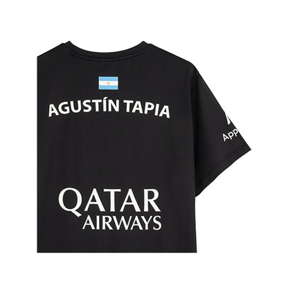 Nox Agustin Tapia 24 Sponsors AT10 Black T-Shirt