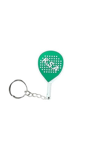 Country Padel Racket Keychain