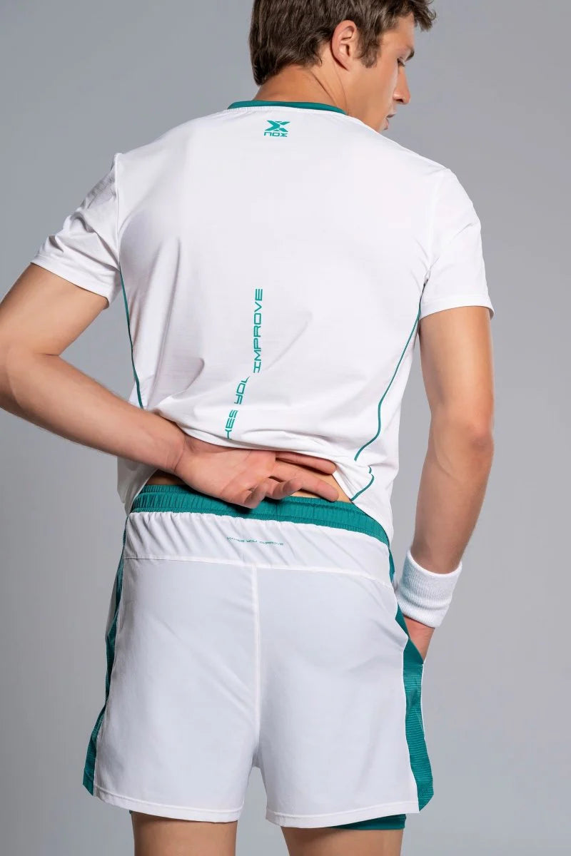 Nox Men's Short PRO White/Ivy Green