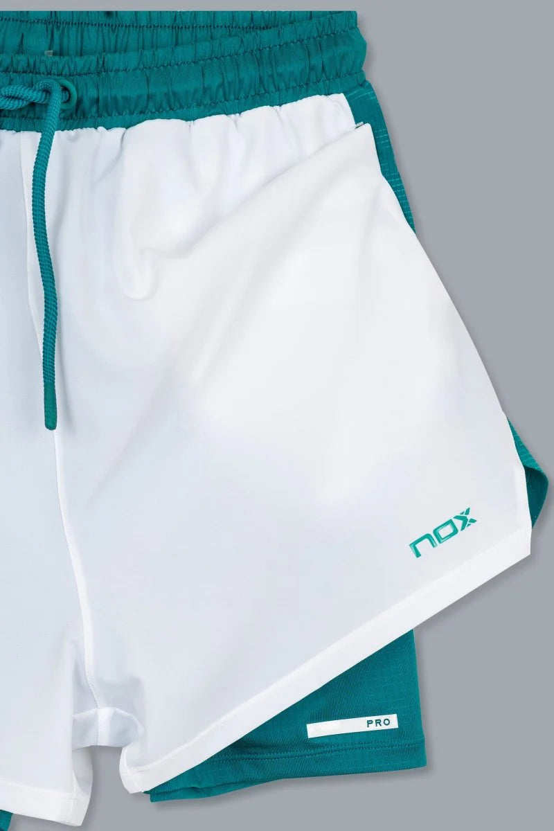Nox Men's Short PRO White/Ivy Green