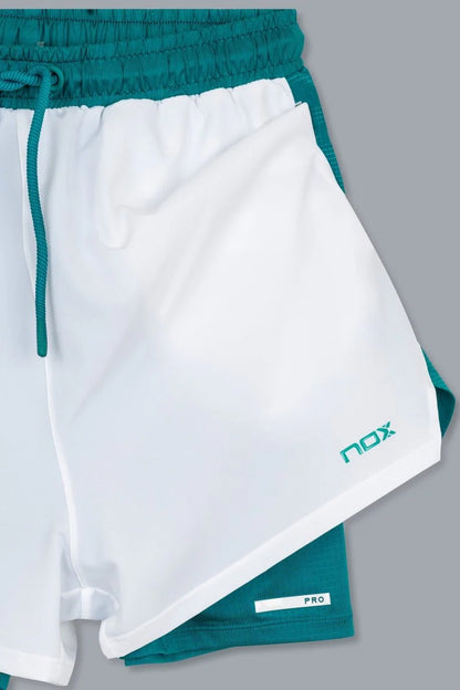 Nox Men's Short PRO White/Ivy Green
