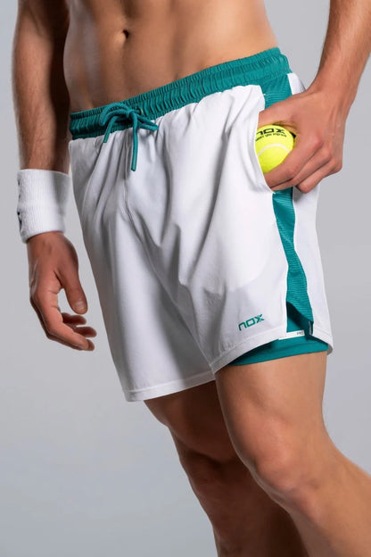 Nox Men's Short PRO White/Ivy Green